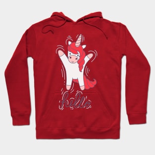 Hello Unicorn Hoodie